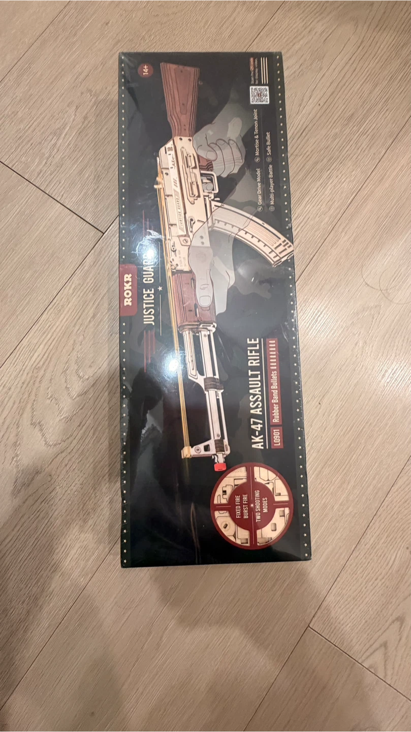 ROKR AK-47 Assault Rifle Rubber Band Gun Model Kit