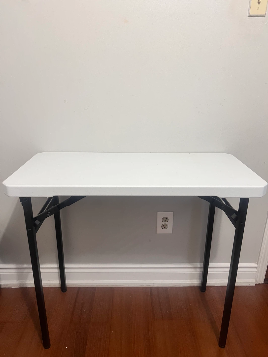 White Folding Table