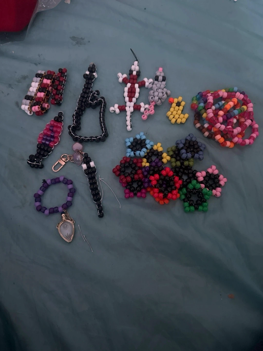 Handmade Beaded Charms and Bracelets