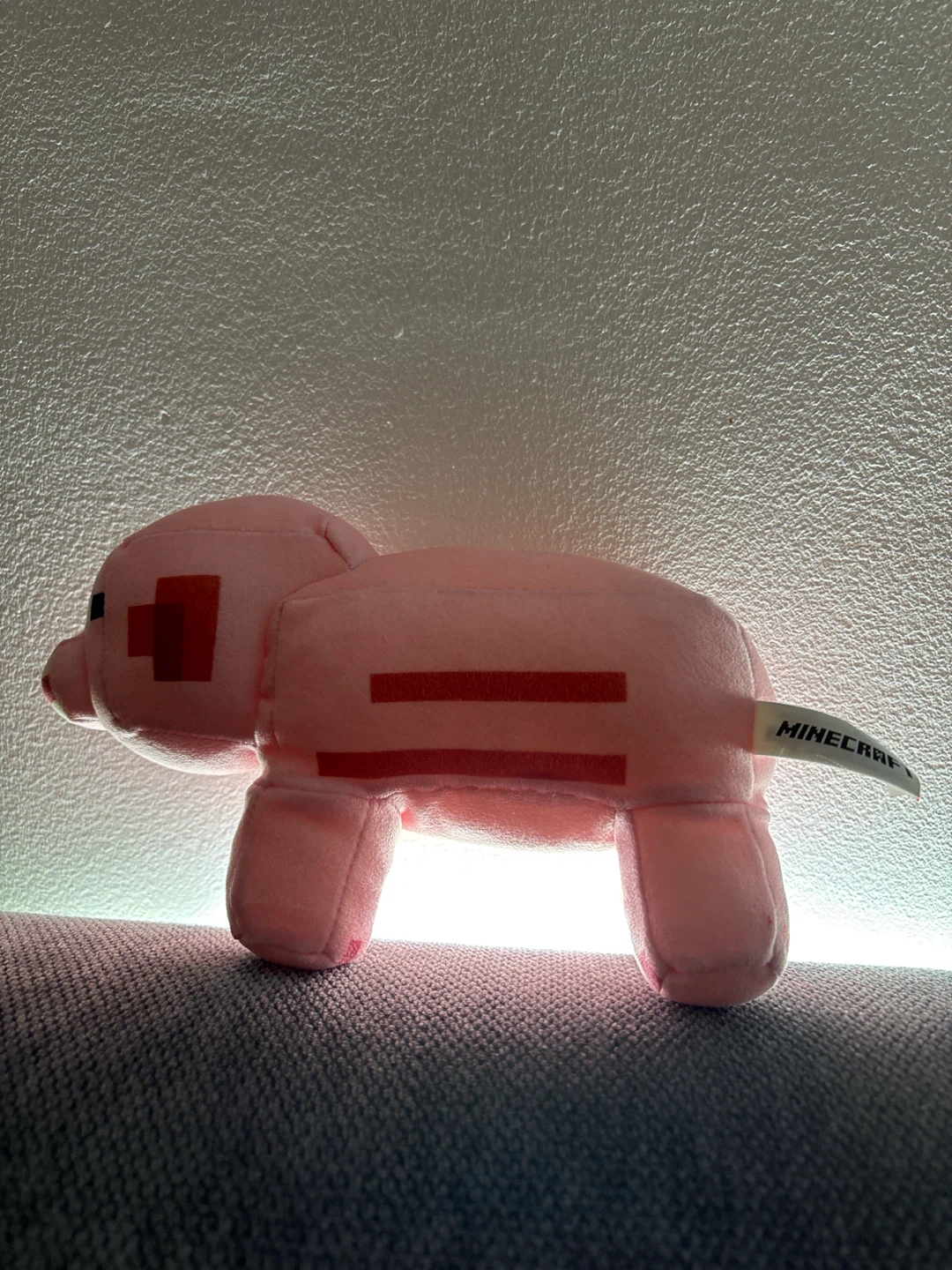 Minecraft Plush Pig Toy (4 inches tall), (8 inches wide)