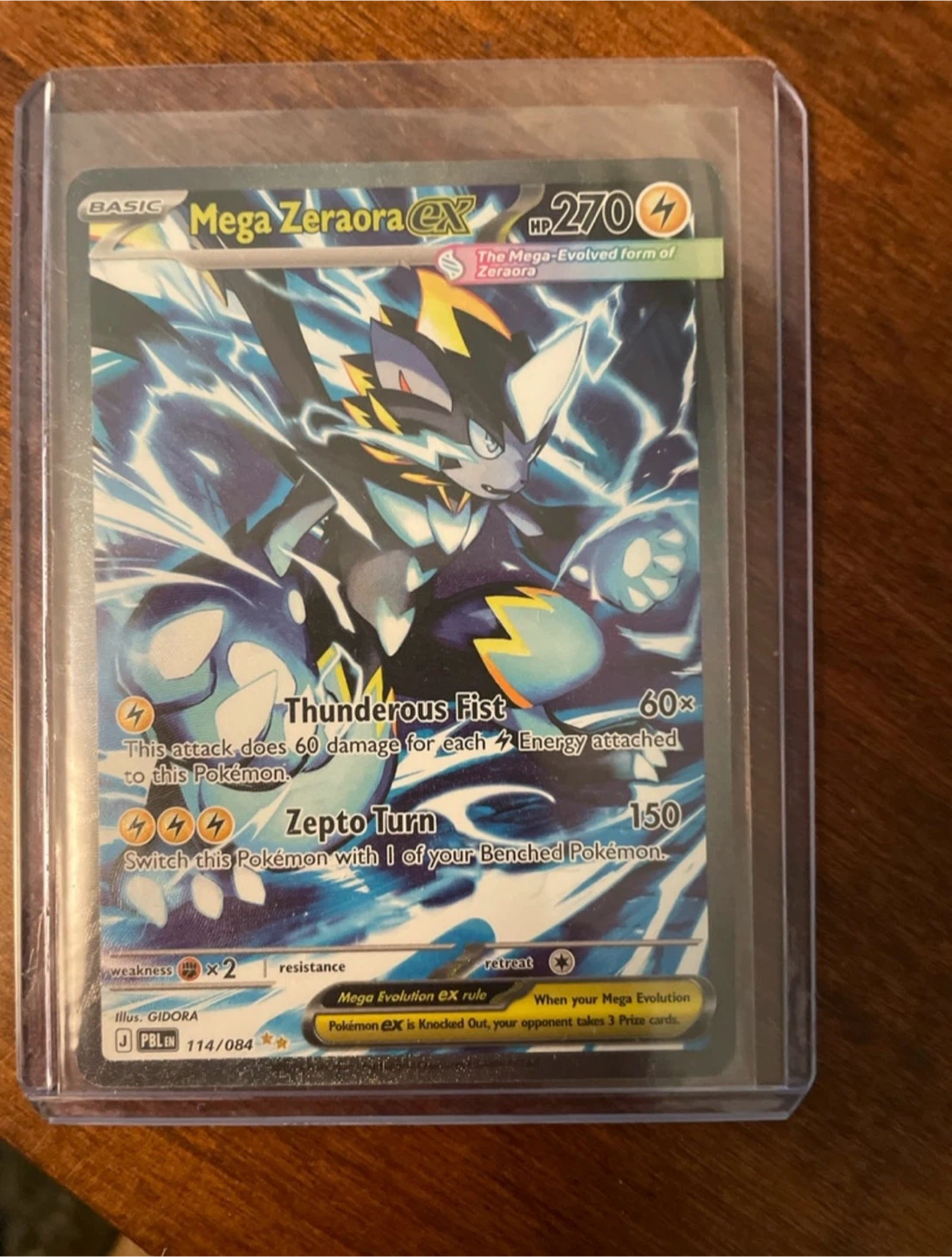 Mega Zeraora EX Pokémon Card