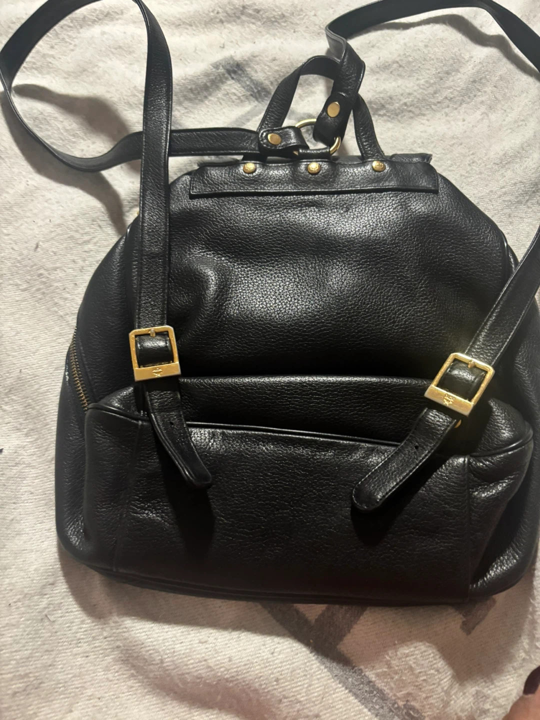 MCM Black Leather Mini Backpack - photo 2
