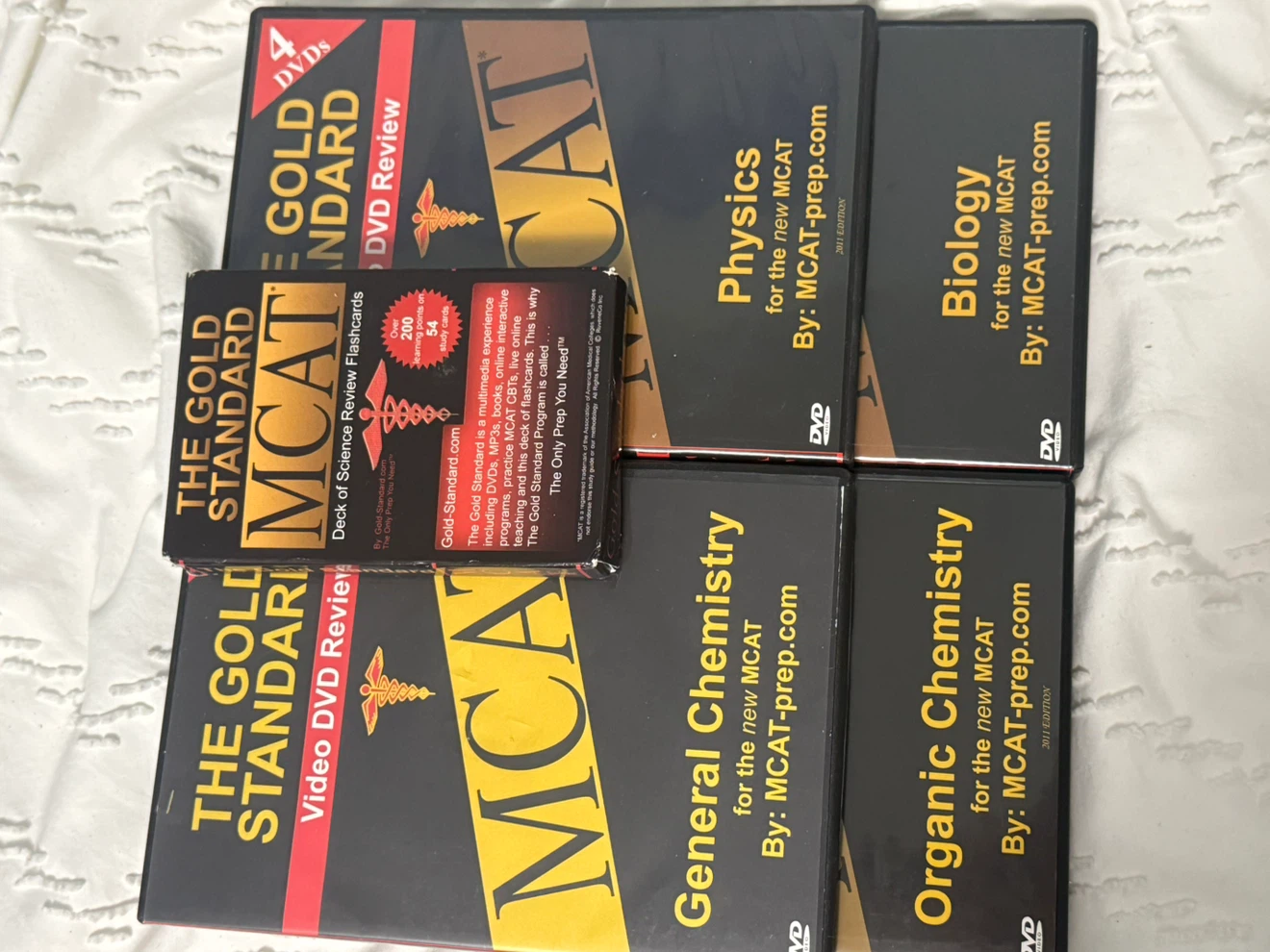 The Gold Standard MCAT 4 DVD Set with Flashcards