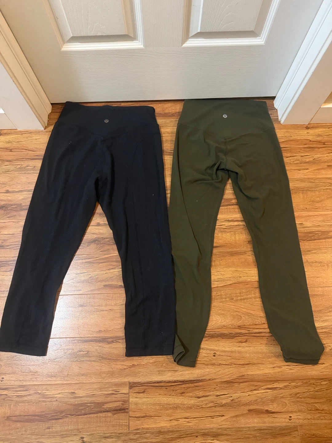 Lululemon Leggings - Black and Olive Green