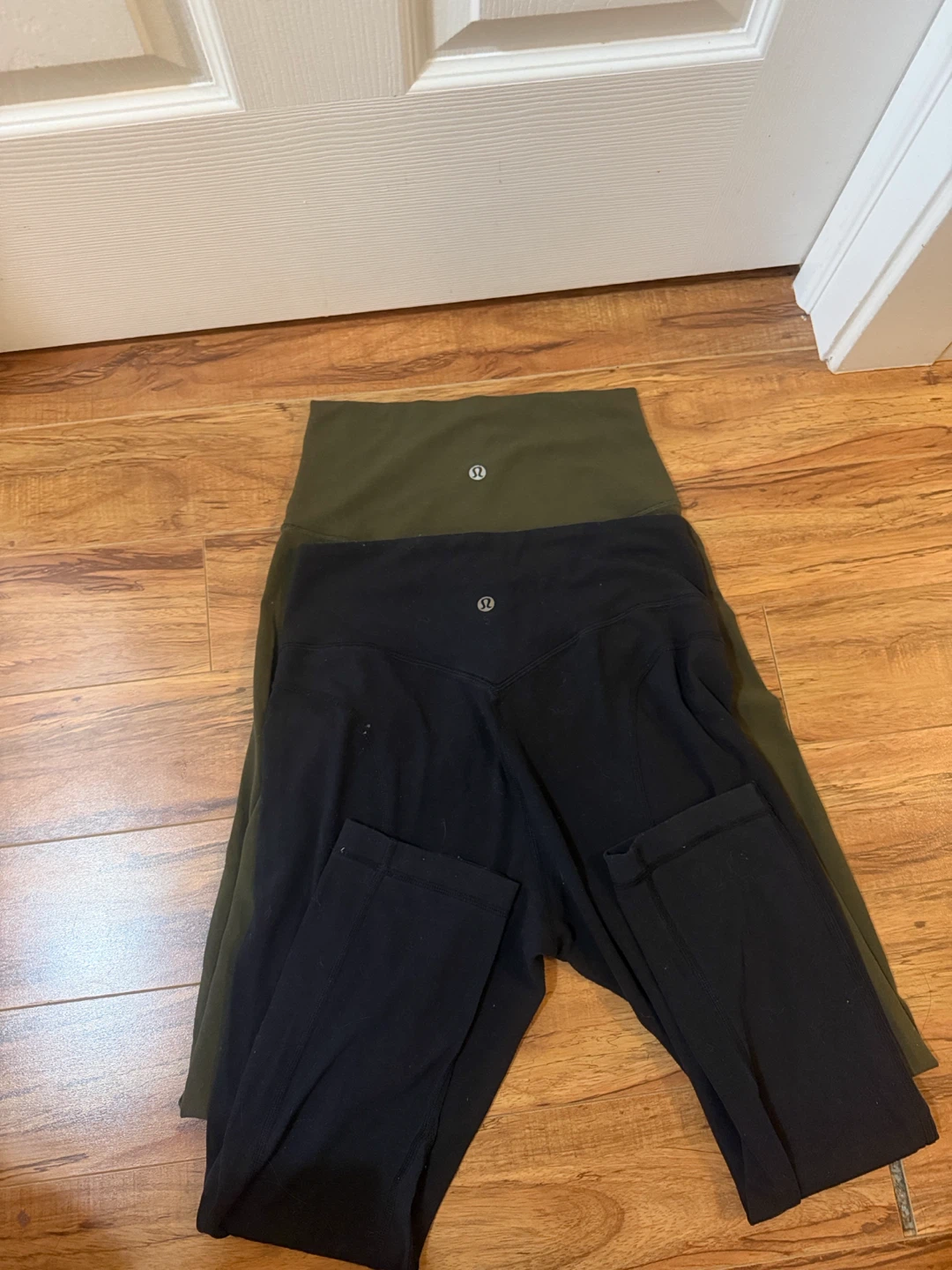 Lululemon Leggings - Black and Olive Green - photo 2