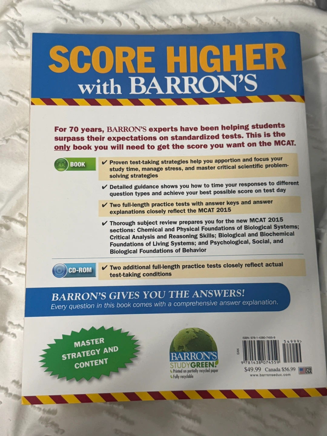 Barron's New MCAT 2nd Edition - photo 2