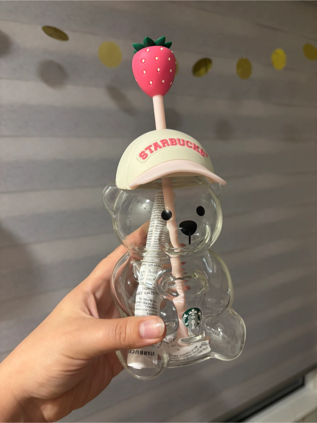 Starbucks Collectible Bearista Glass Cup - photo 2
