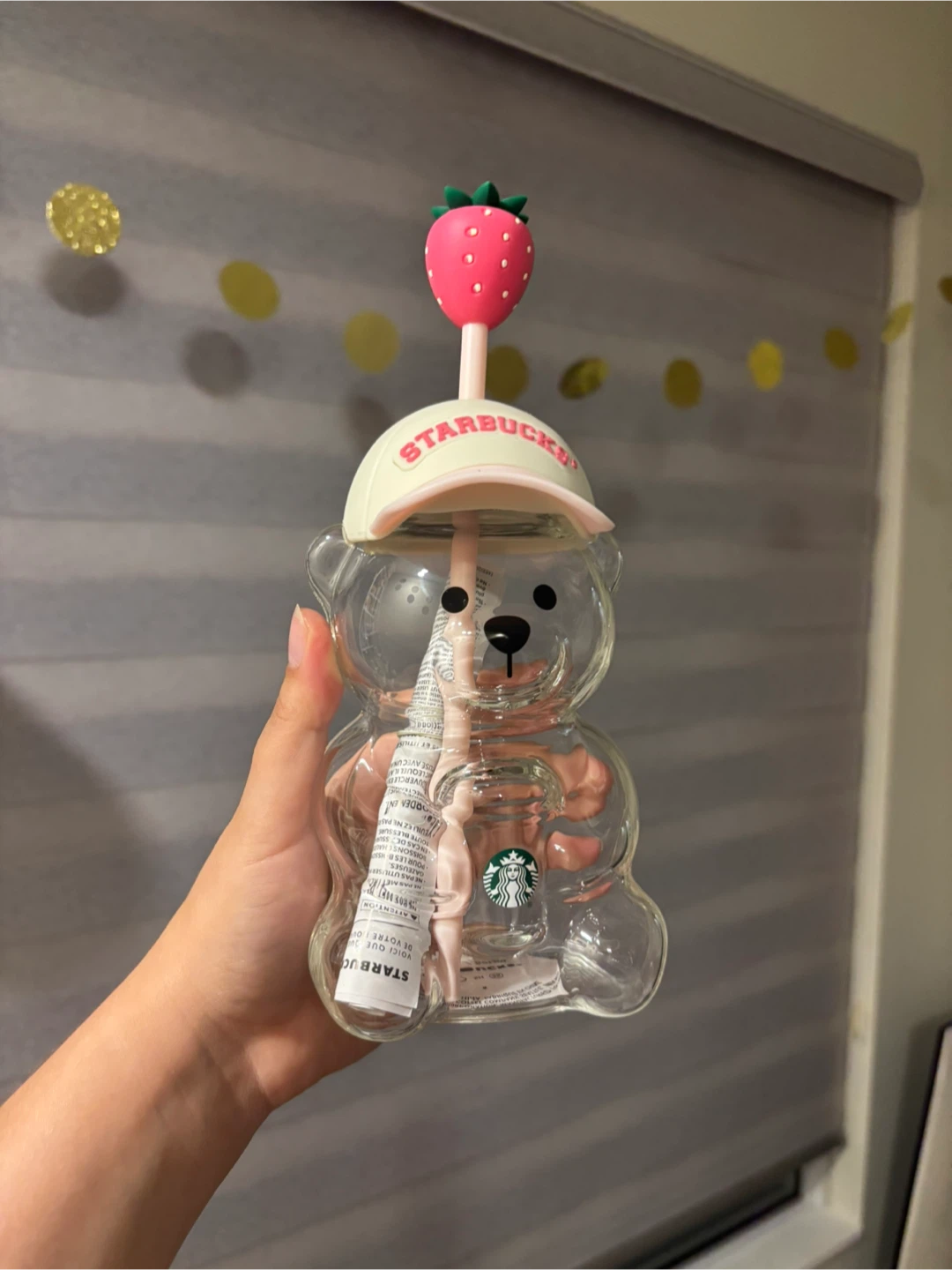 Starbucks Collectible Bearista Glass Cup
