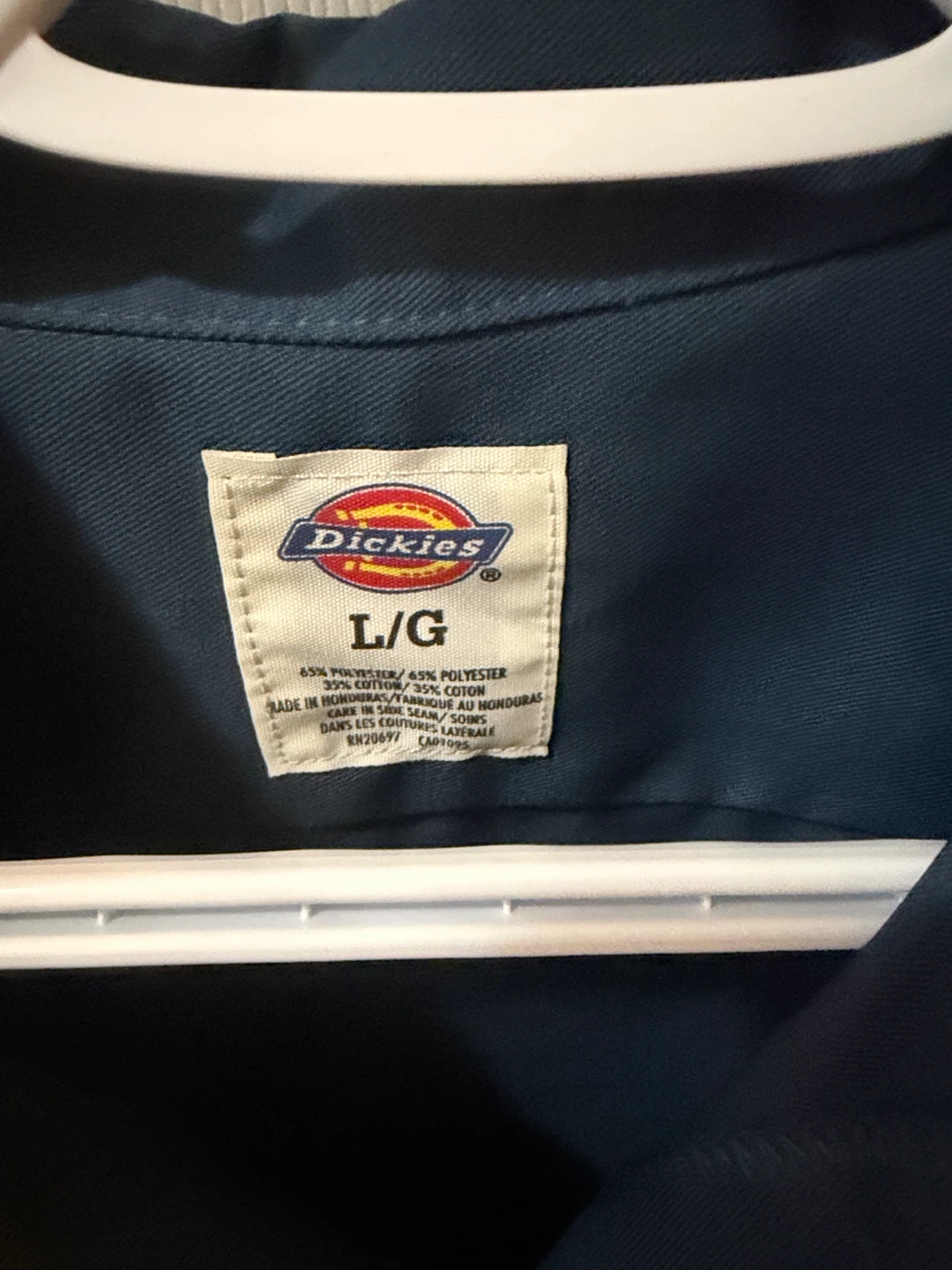 Dickies Short Sleeve Work Shirt - Navy - Large - photo 2