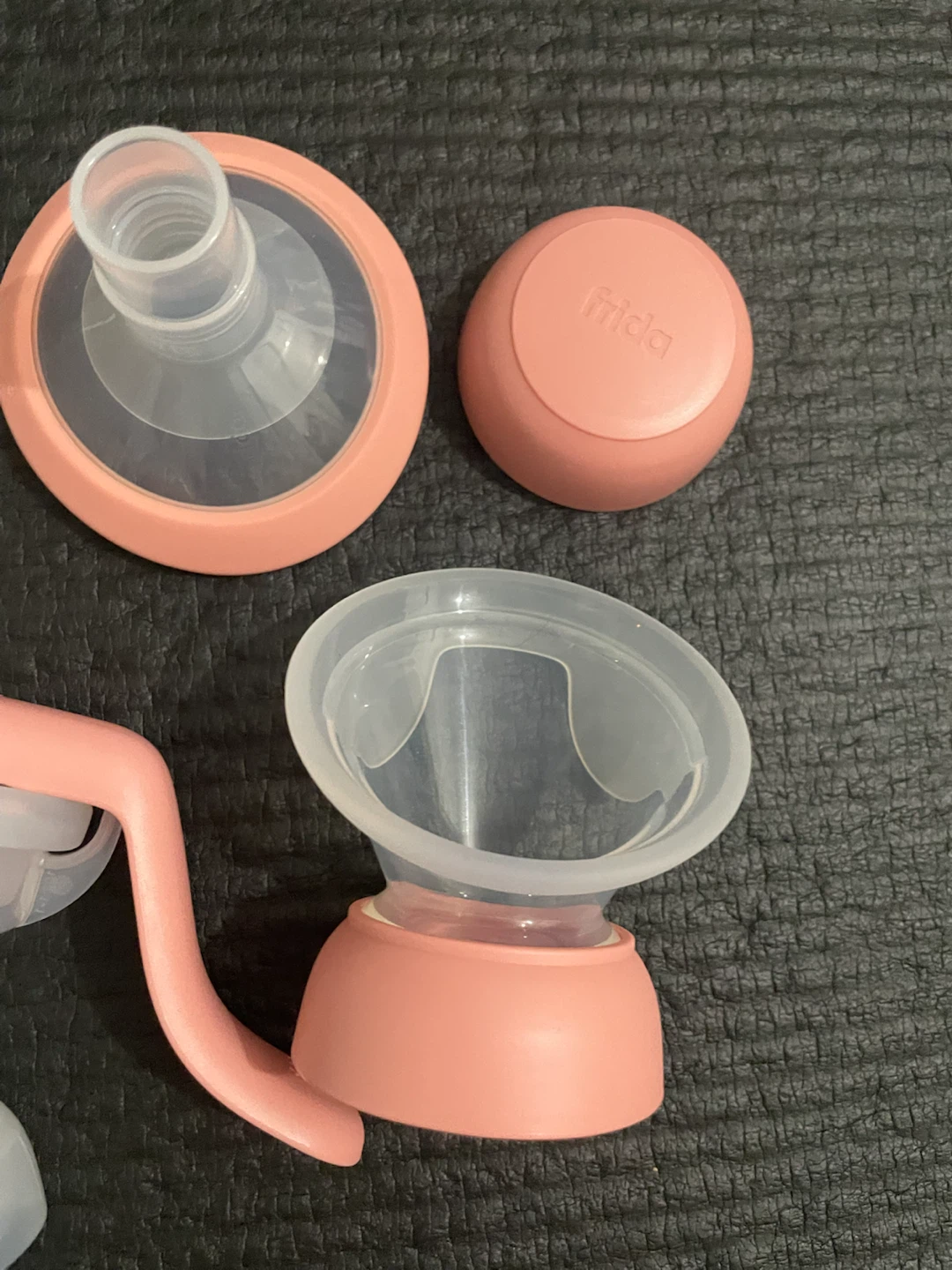 Frida Mom Breast Pump Parts with unused small bottles - photo 5