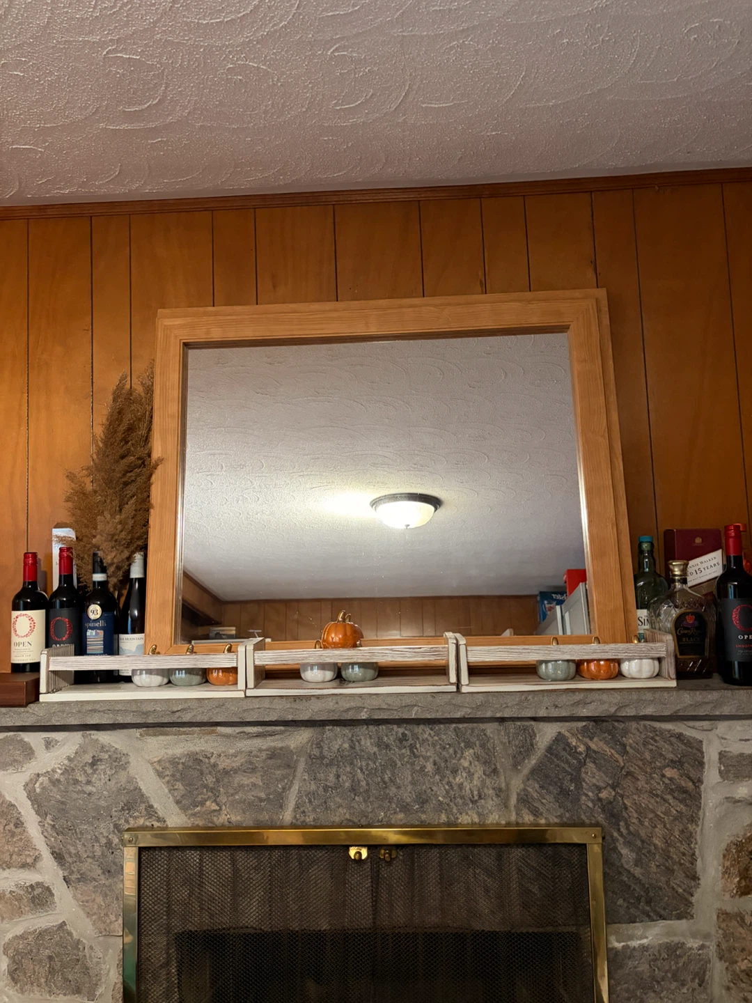 Wooden Framed Mirror