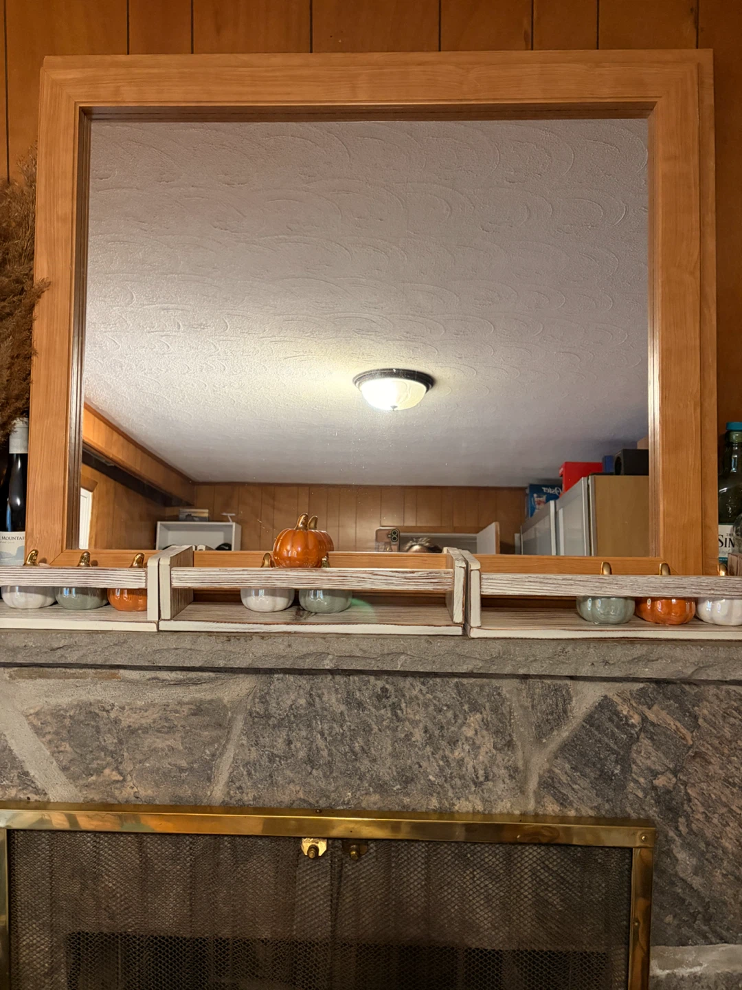 Wooden Framed Mirror - photo 2