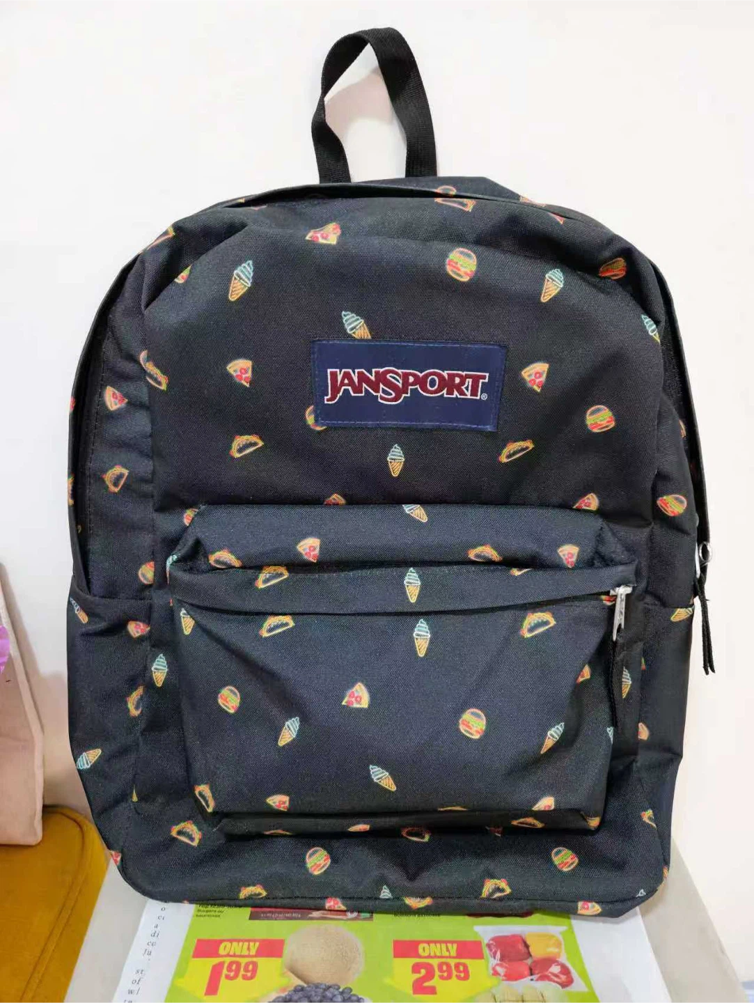 Jansport Backpack Food Print - NEED TO SELL EVERYTHING