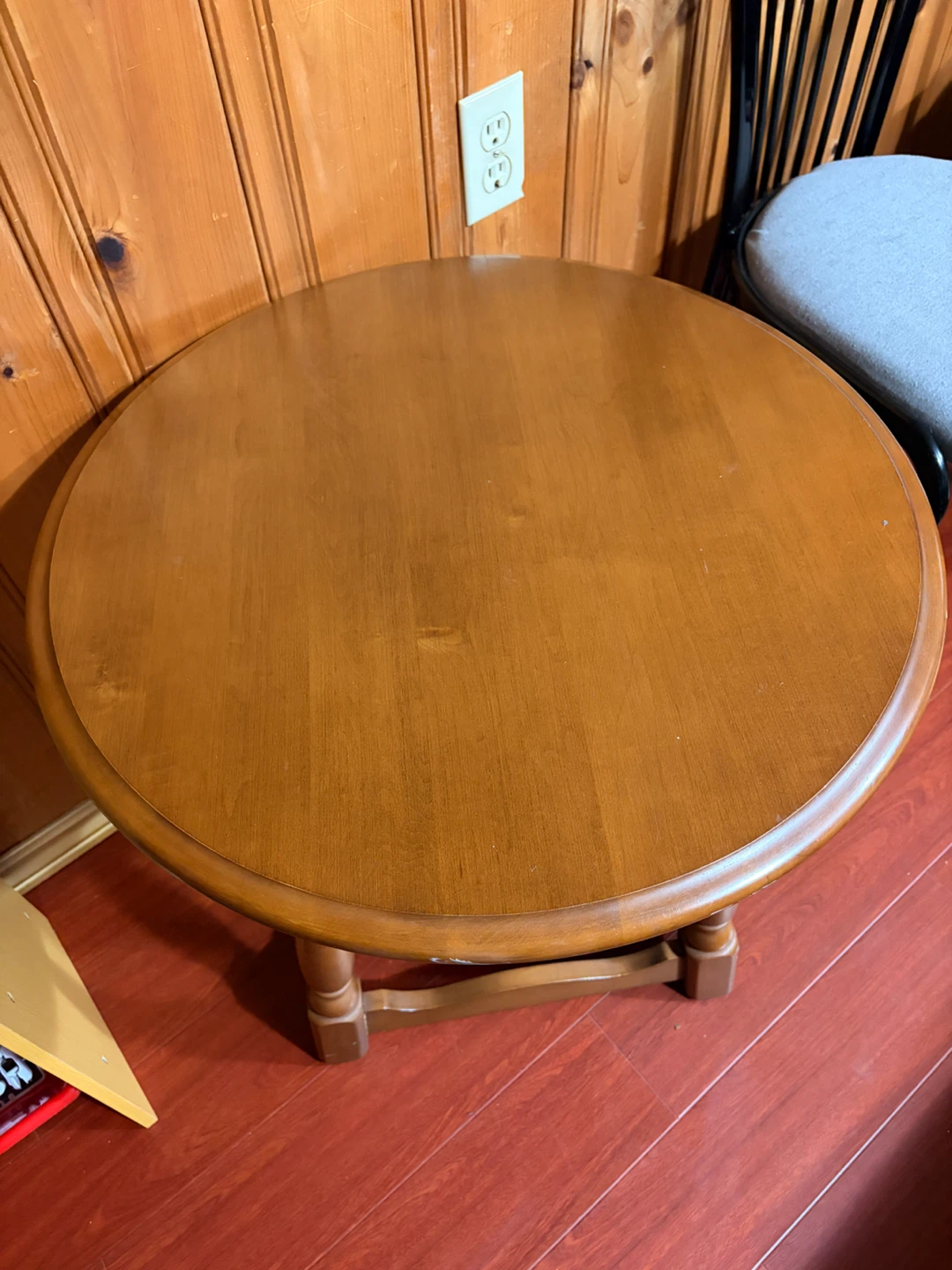 Wooden Round Side Table