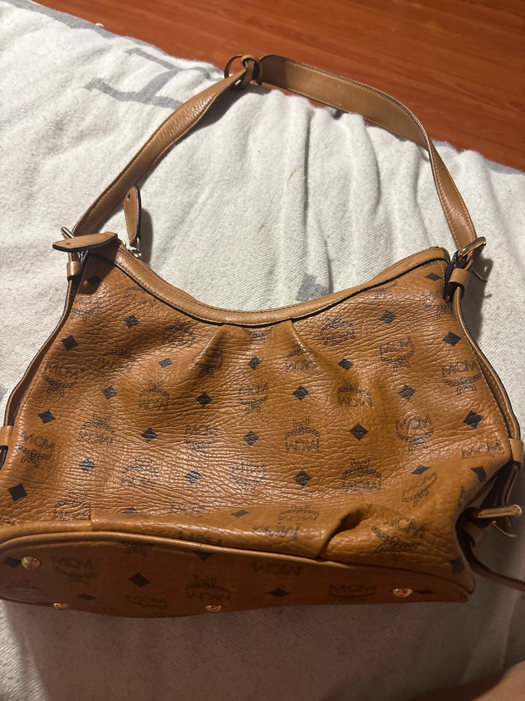 MCM Brown Monogram Shoulder Bag - photo 2