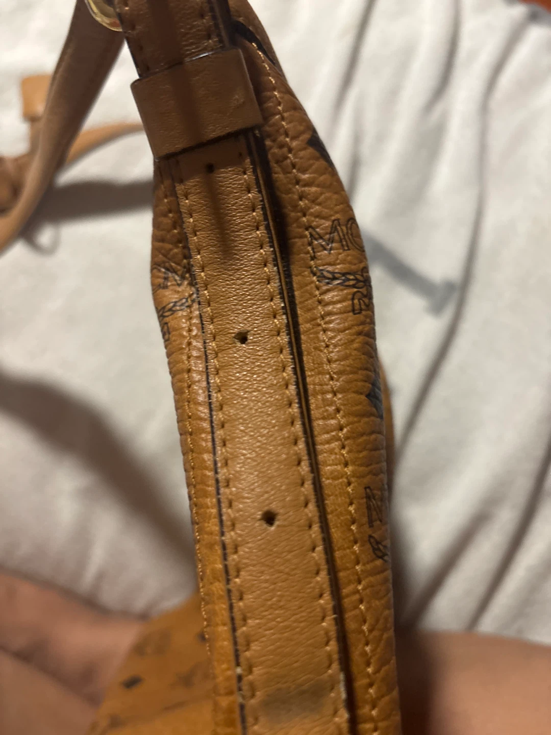 MCM Brown Monogram Shoulder Bag - photo 3