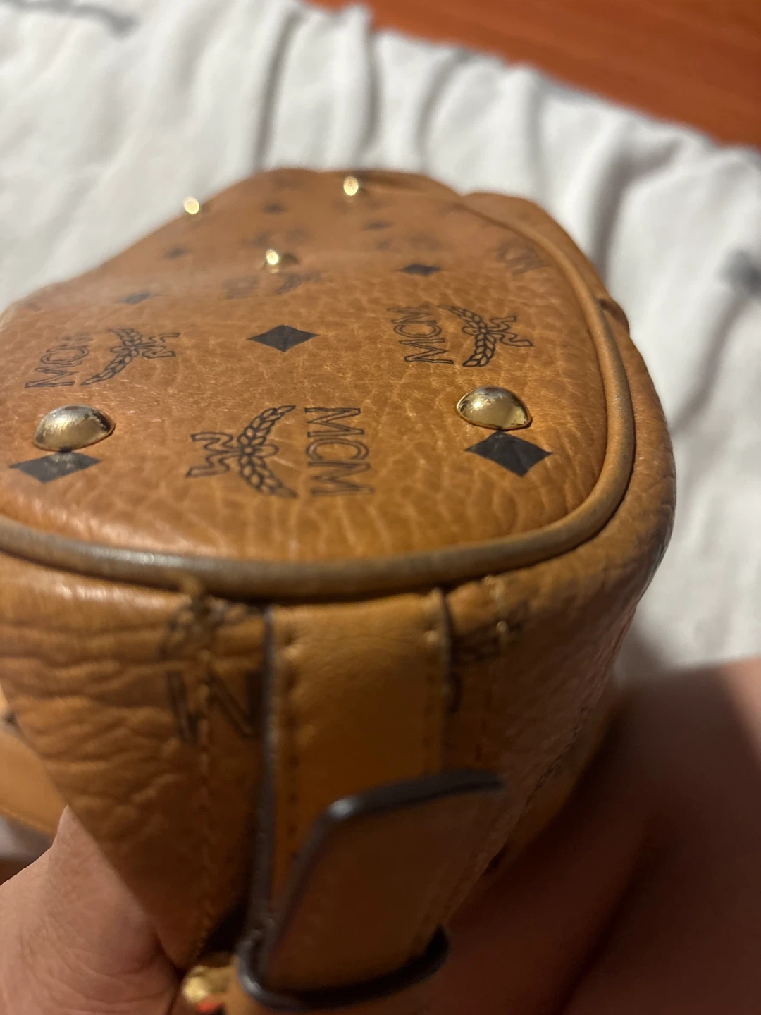 MCM Brown Monogram Shoulder Bag - photo 5