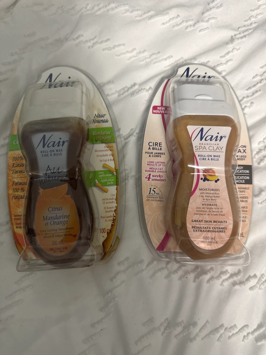 Nair Roll-On Wax Kit - Citrus & Brazilian Spa Clay