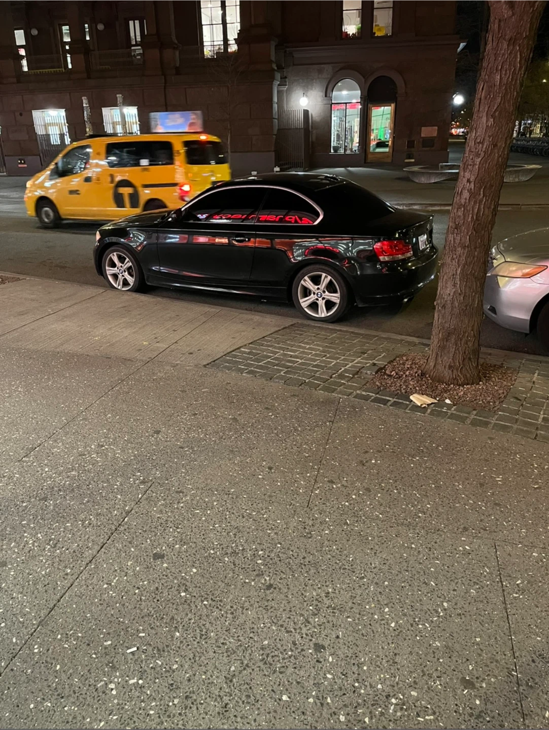 Black BMW 1 Series Coupe