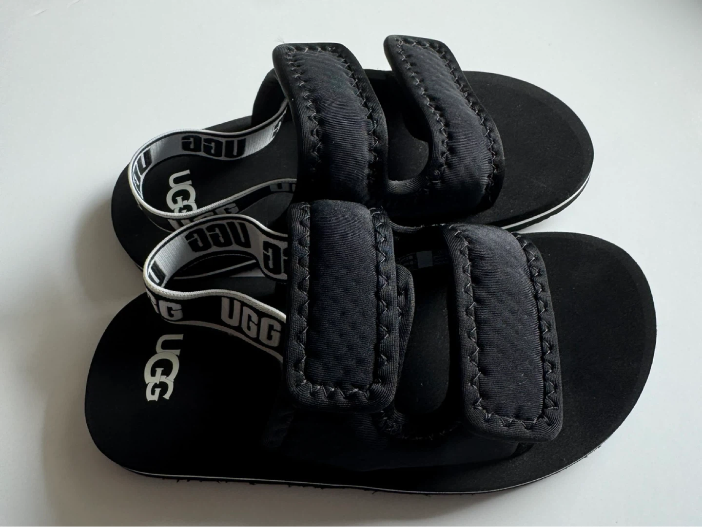 UGG Lennon Kids Slingback Sandals – Size 12 – Black - photo 3