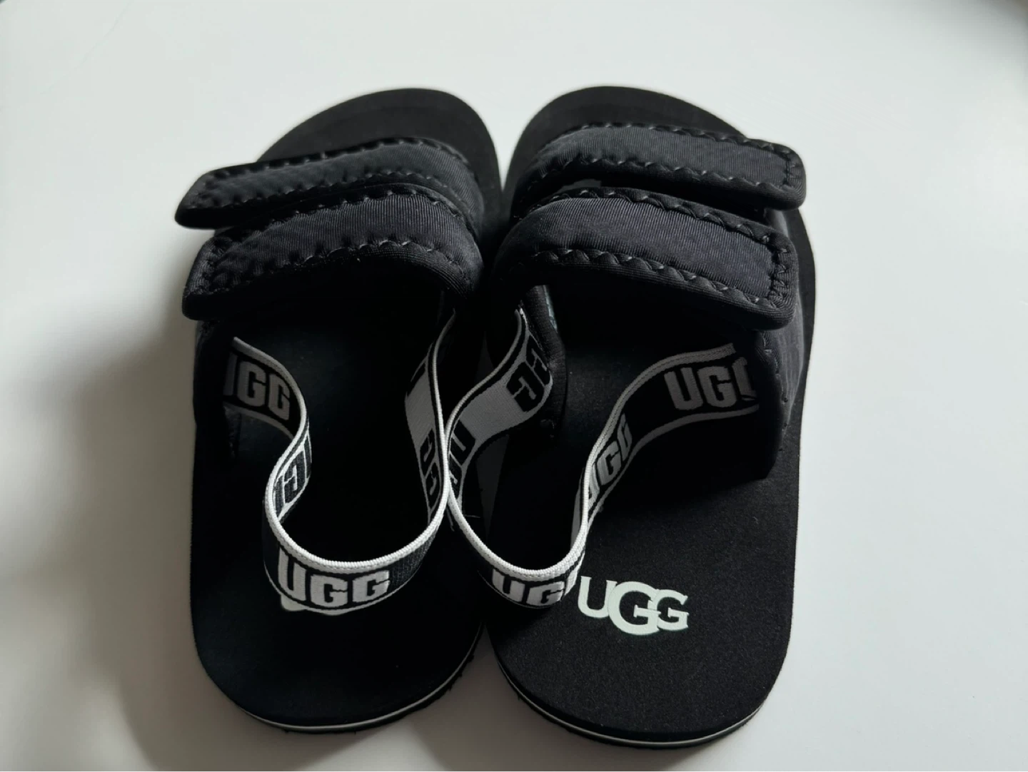 UGG Lennon Kids Slingback Sandals – Size 12 – Black - photo 4