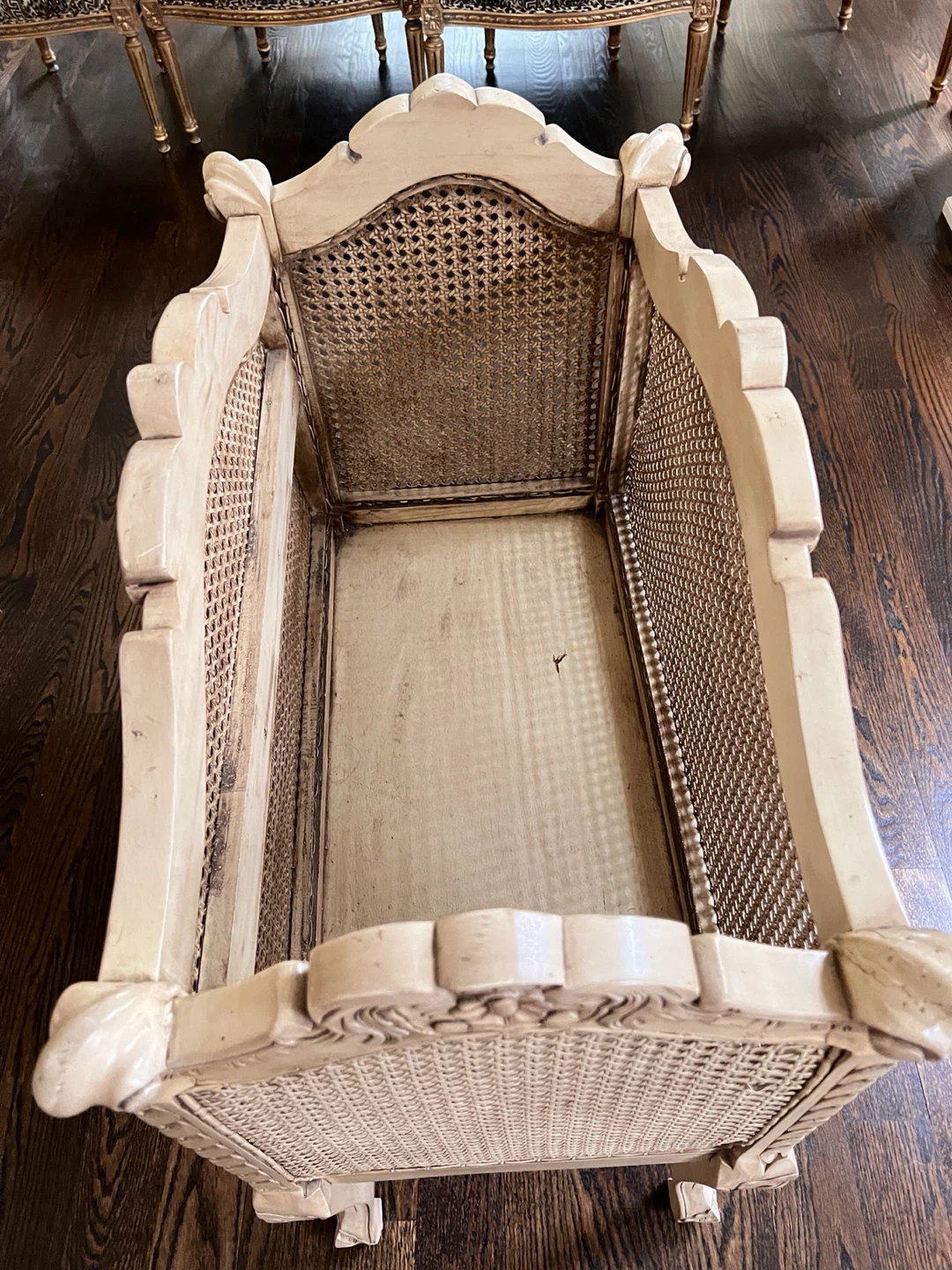Vintage Cane Magazine Rack - photo 2