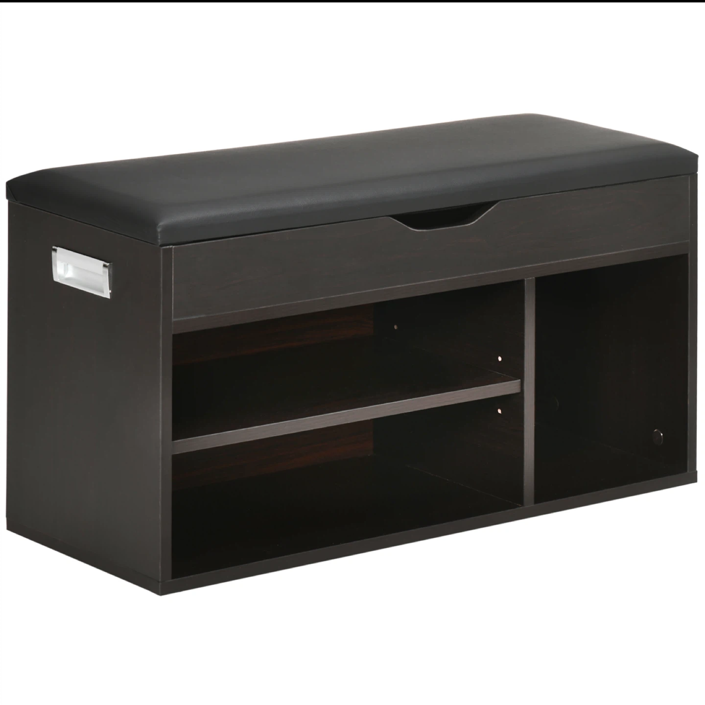 HOMCOM Shoe Storage Bench with Cushion 😍 – Like New - photo 4