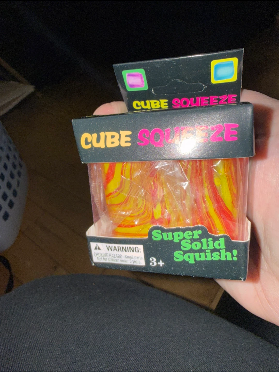 Cube Squeeze Super Solid Squish Toy