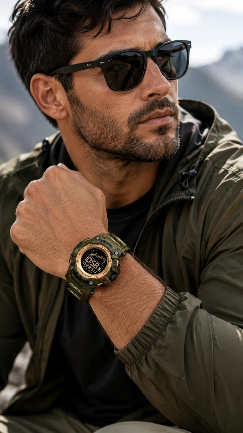 Activa X Invicta Summit 50mm Camo Digital Men’s Watch - photo 3