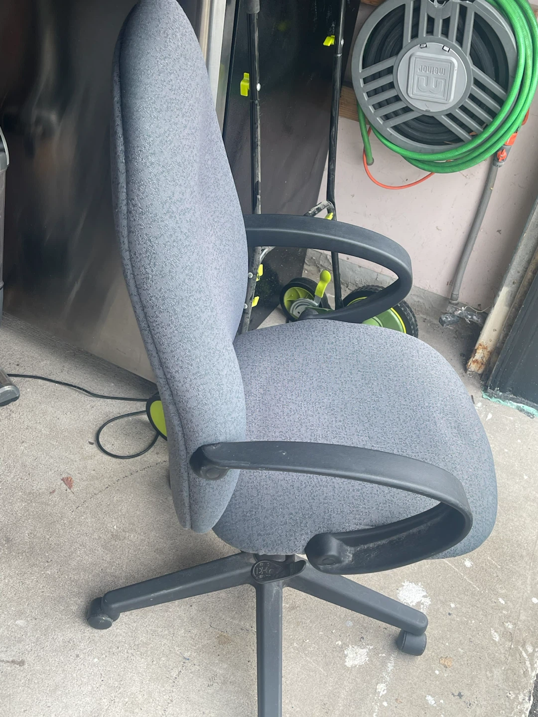 Grey Fabric Office Chair - photo 2