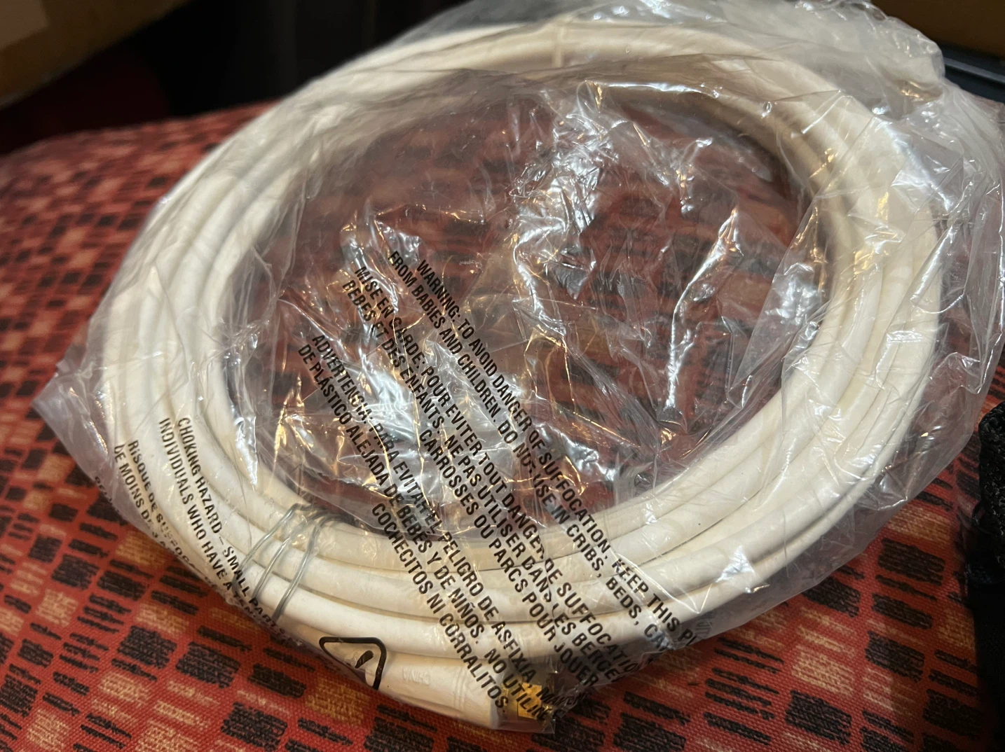 White Coaxial Cable