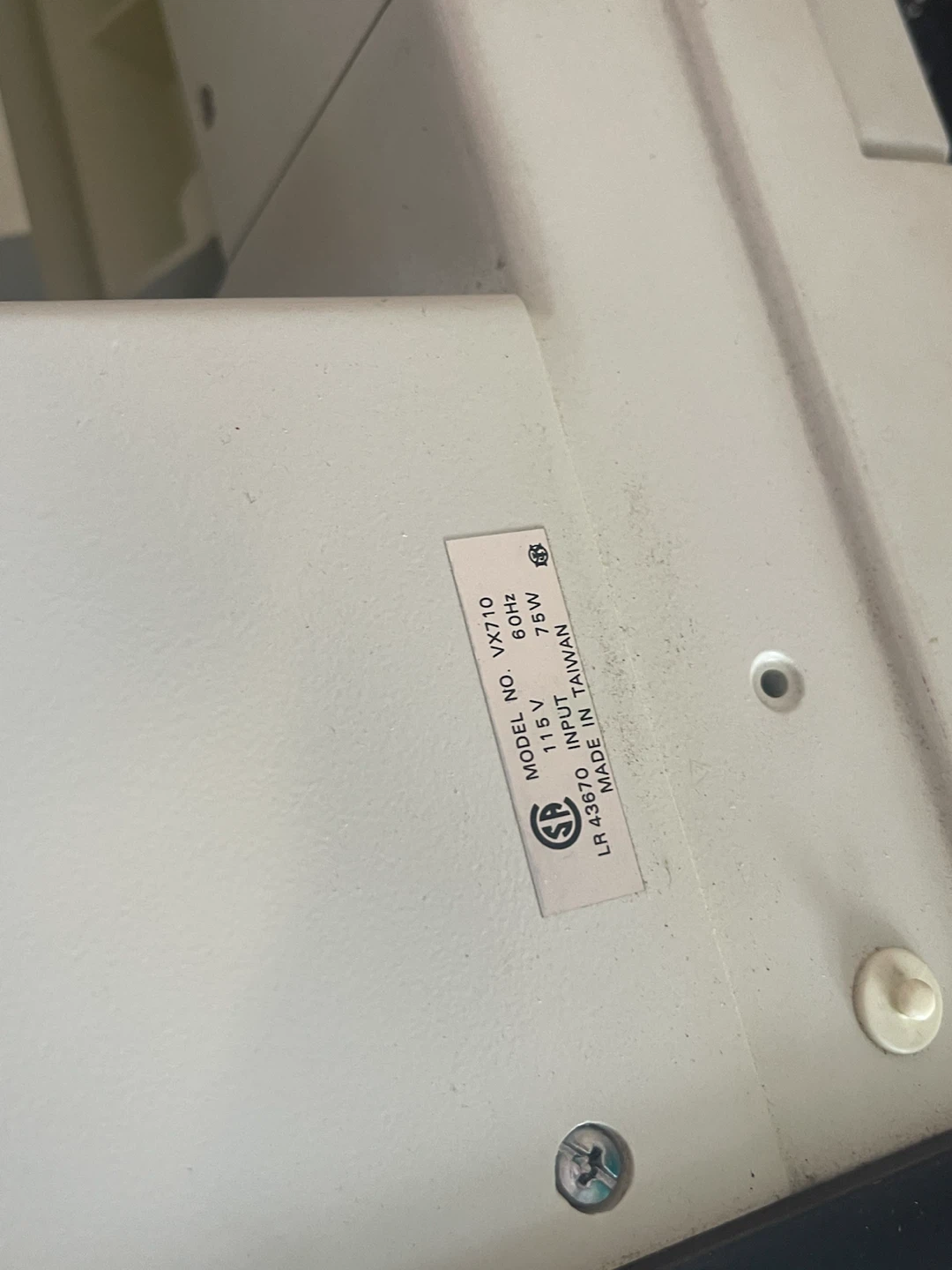Brother Sewing Machine VX710 for parts - photo 3