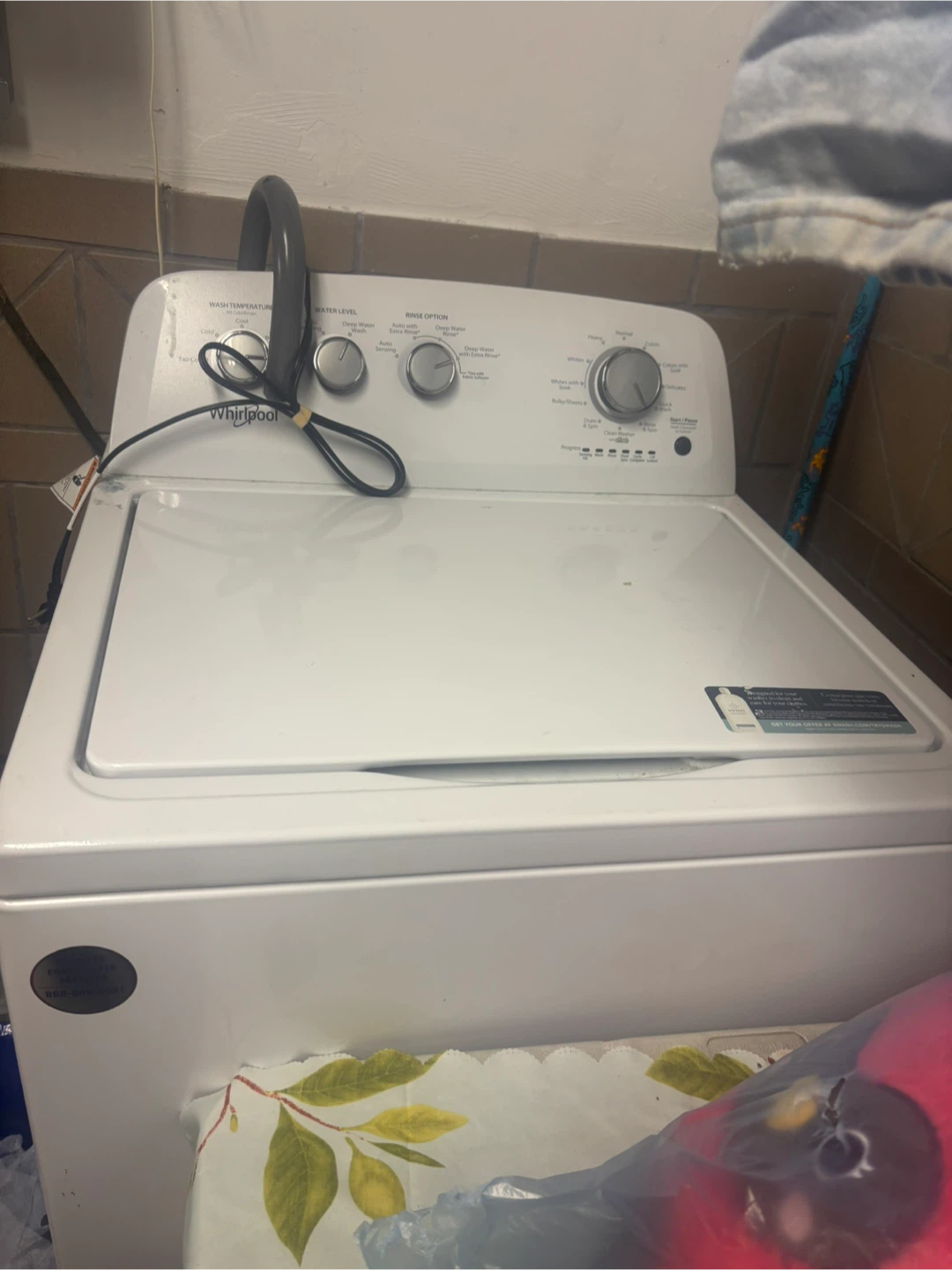 Whirlpool Top Load Washing Machine