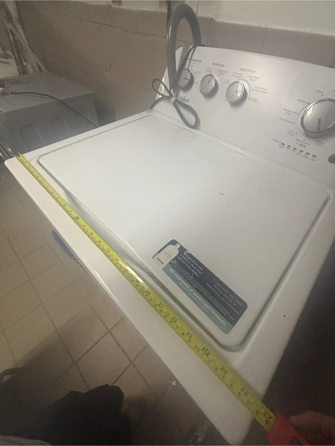Whirlpool Top Load Washing Machine - photo 5