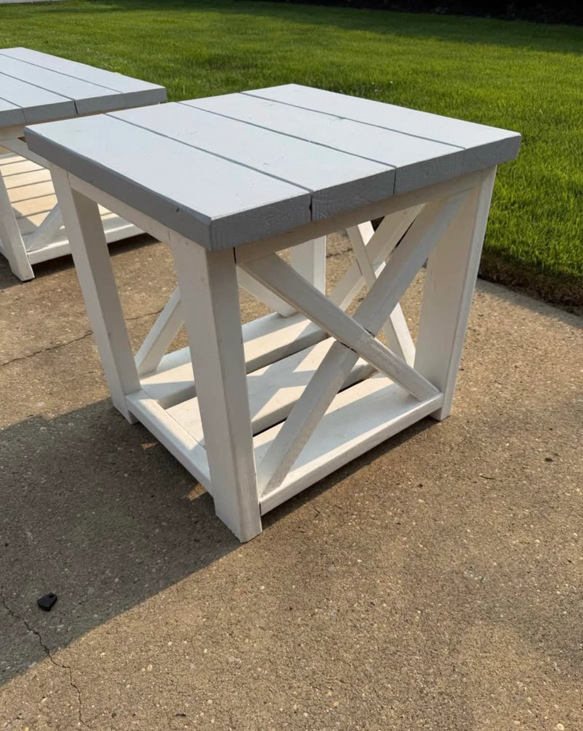 White Lift-Top Coffee Table with Storage Shelf - photo 2