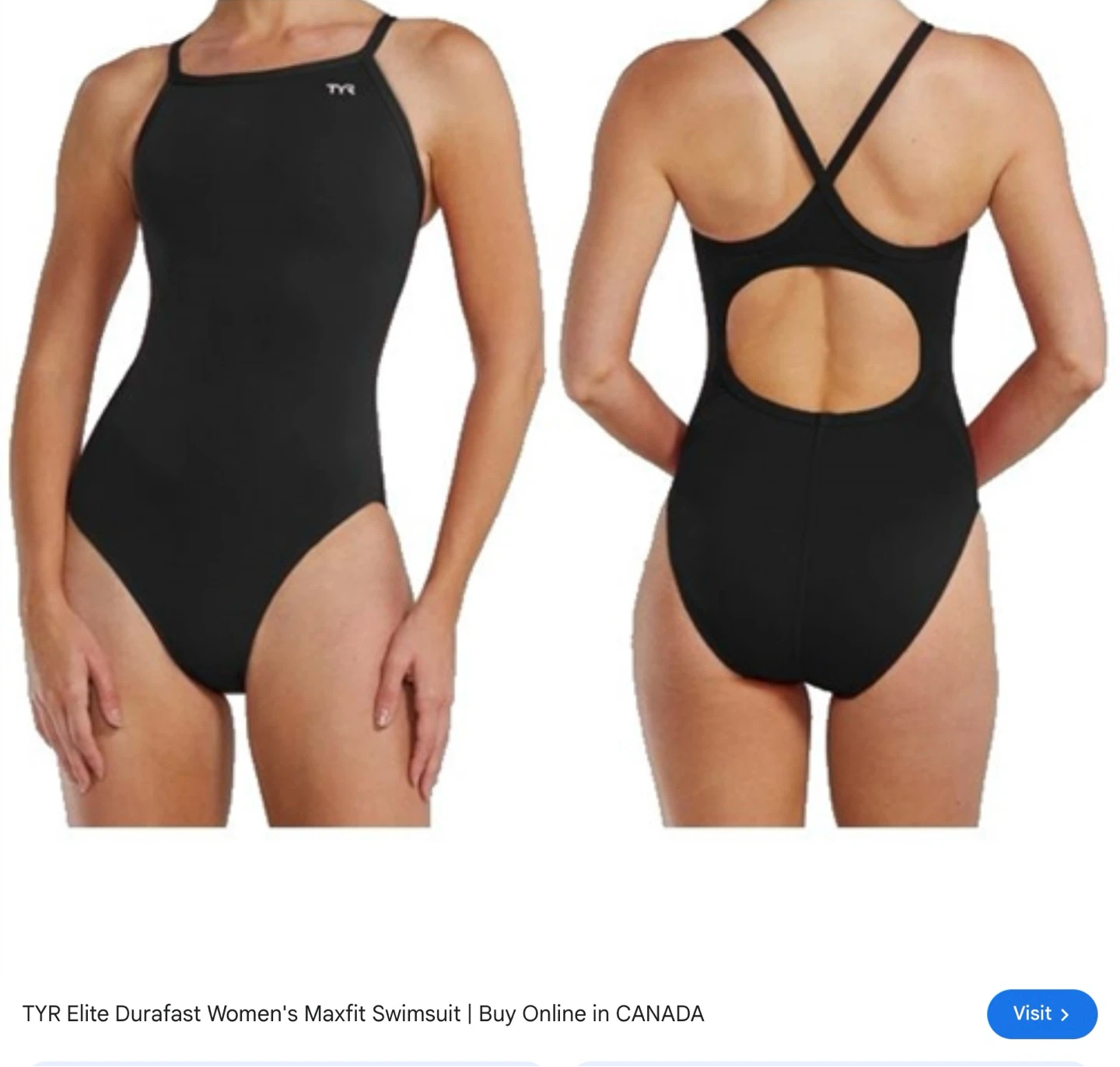 New TYR Elite Durafast Women's Athletic Swimsuit