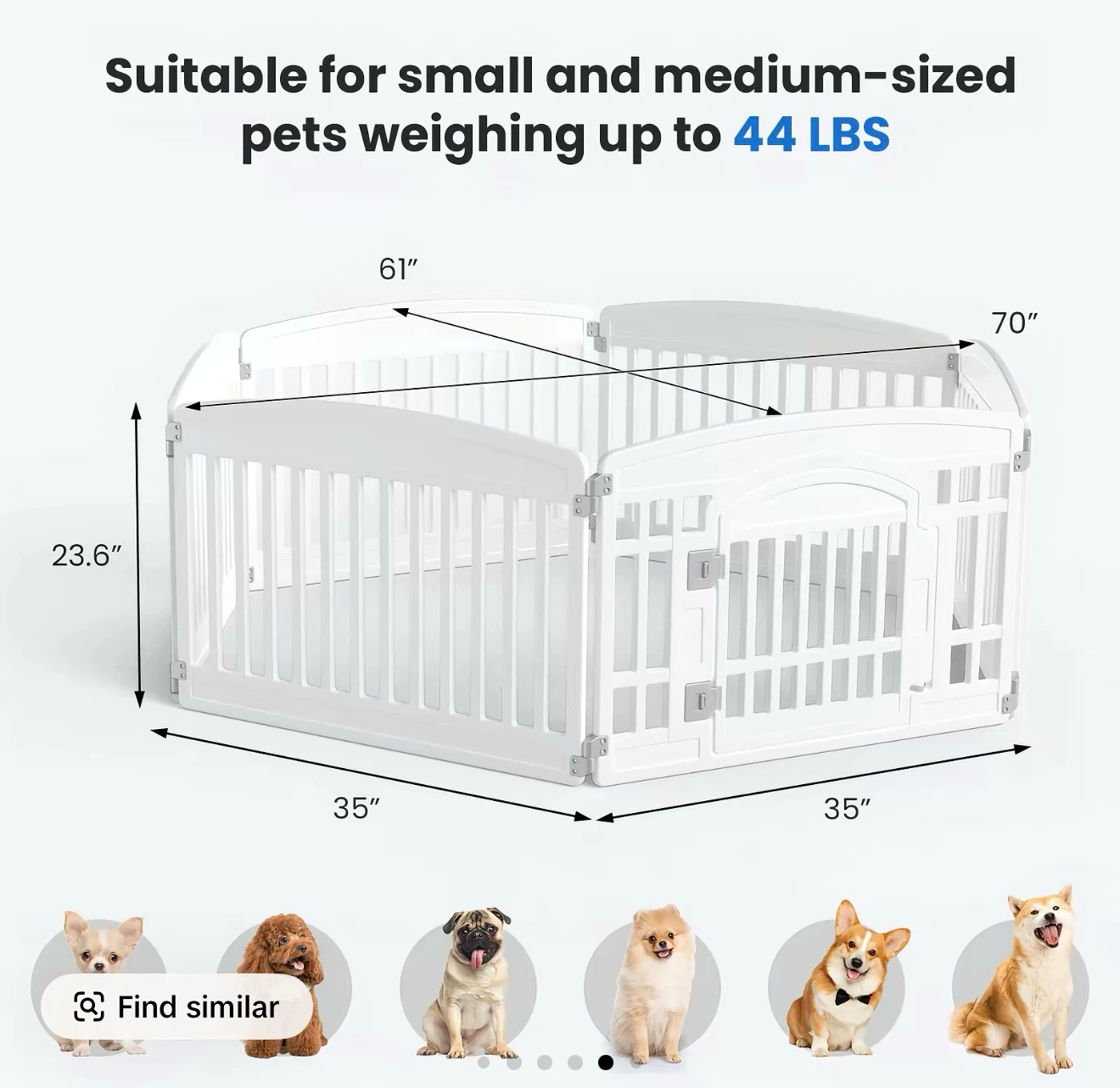 Plastic Pet Playpen