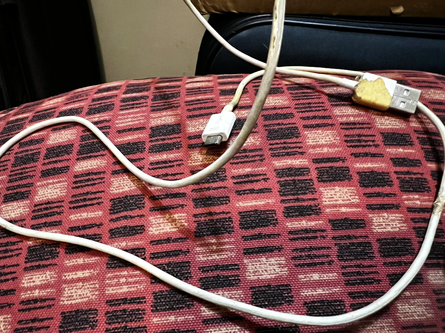 White USB Charging Cable