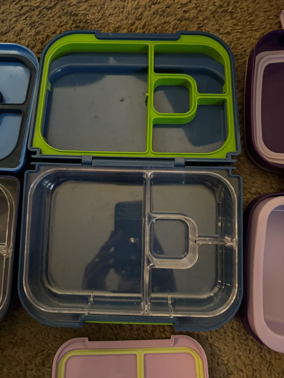 Set of 4 Kids’ Lunch Boxes / Bento Boxes – $20 - photo 5