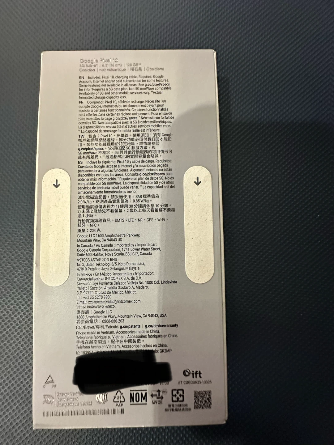 Google Pixel 7 Obsidian Cell Phone - photo 3