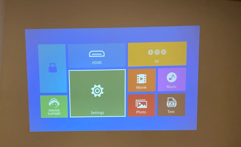 NICPOW LED Projector with Remote - photo 4