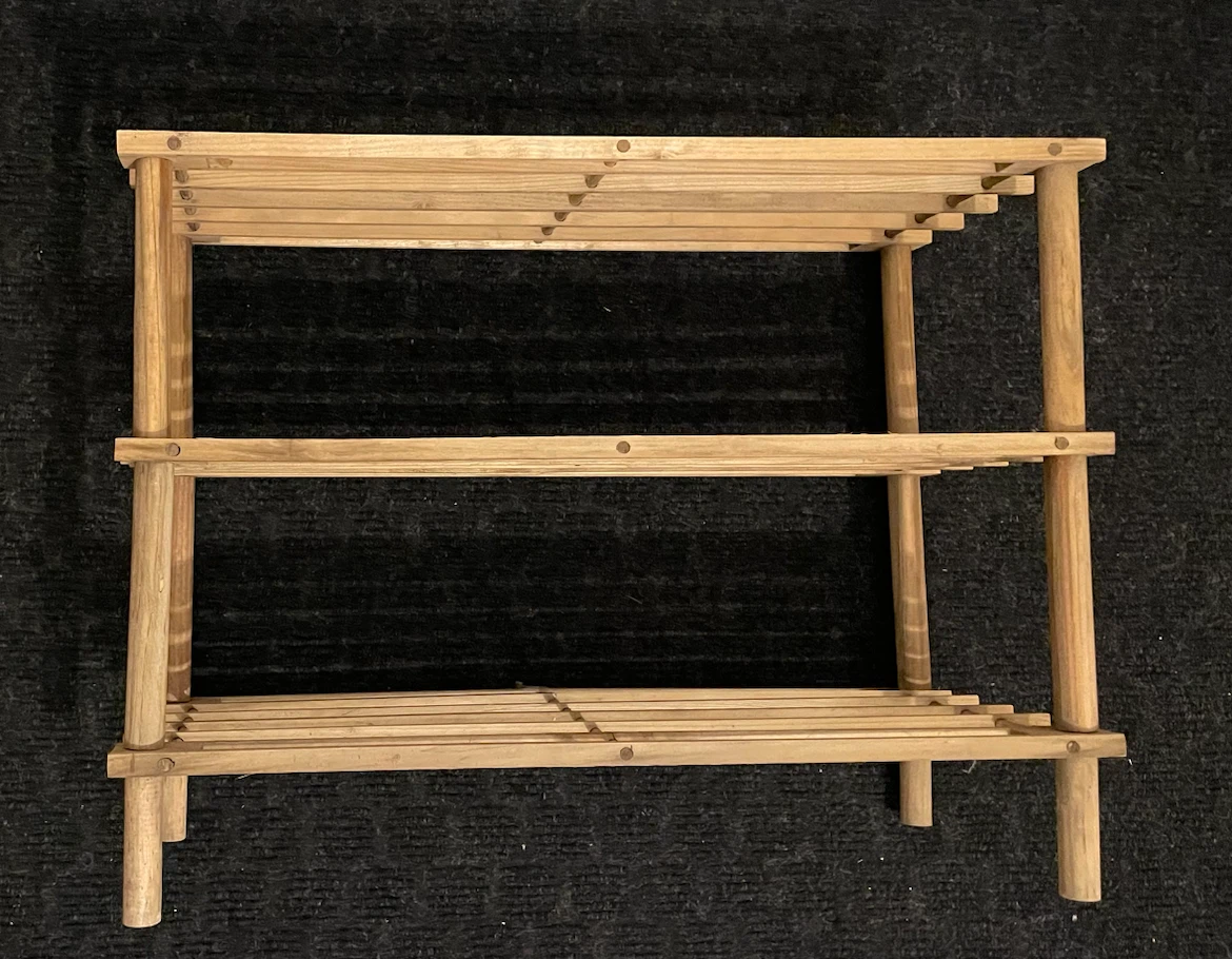 Wooden 3-Tier Storage Shelf - photo 3