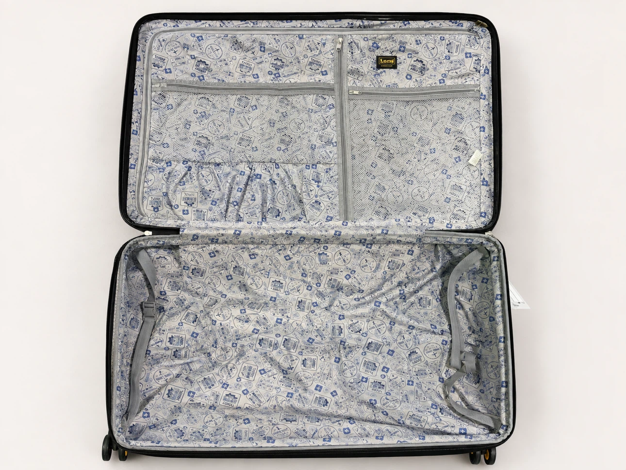Lucas Extra-Large Hardshell Spinner Suitcase – Grey - photo 3