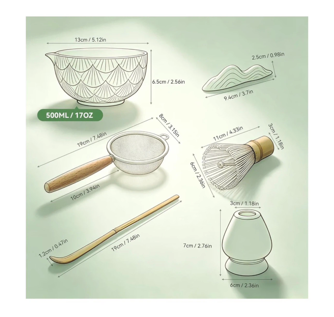 Brand new Matcha Whisk Set,Matcha Kit Set - photo 4