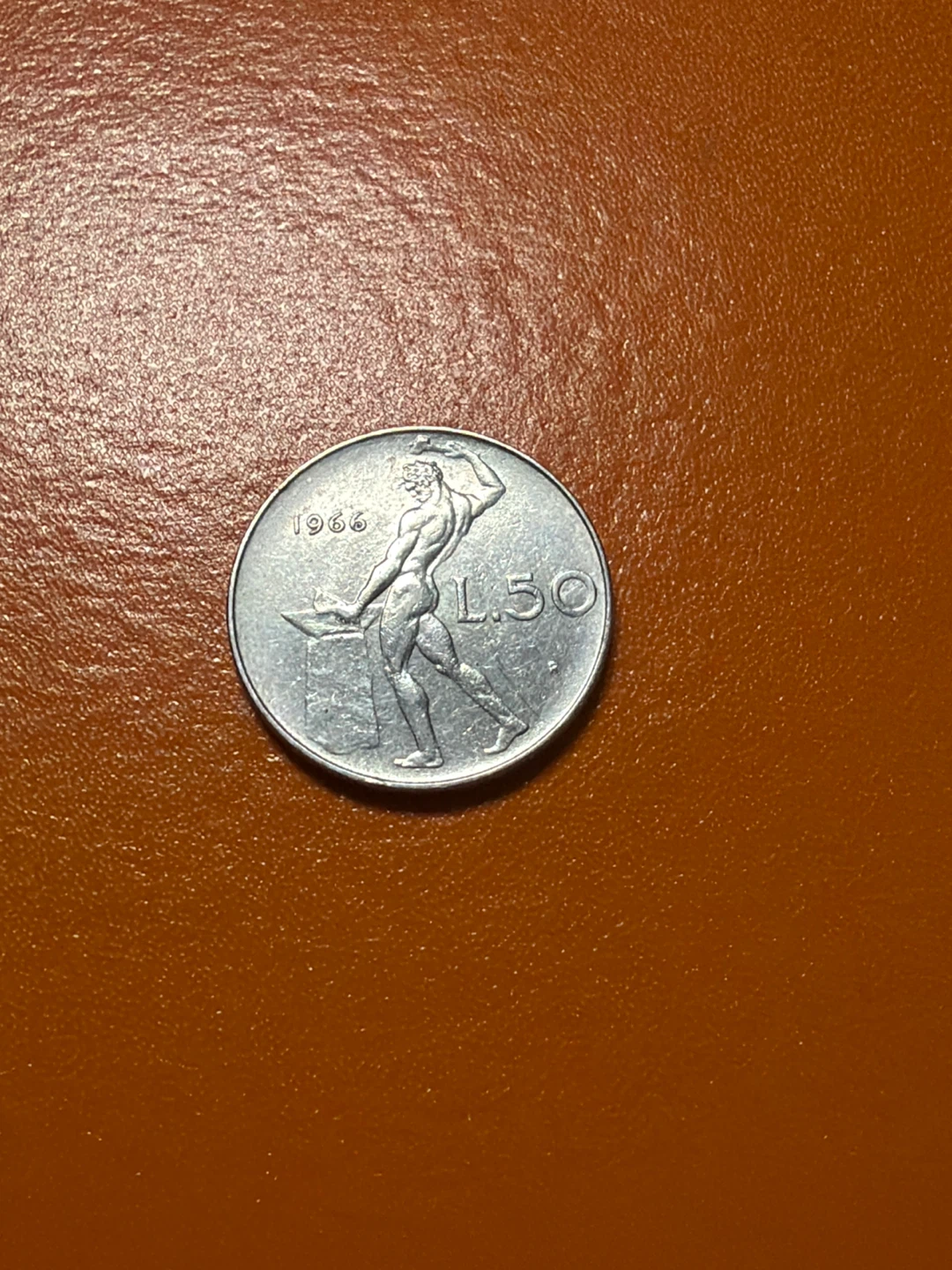 1966 Italian L.50 Lire Coin