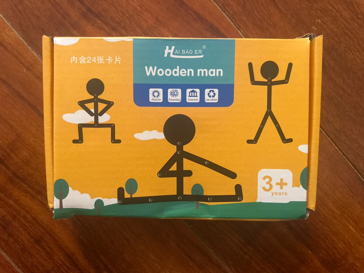 Hai Bao Er Wooden Man Toy