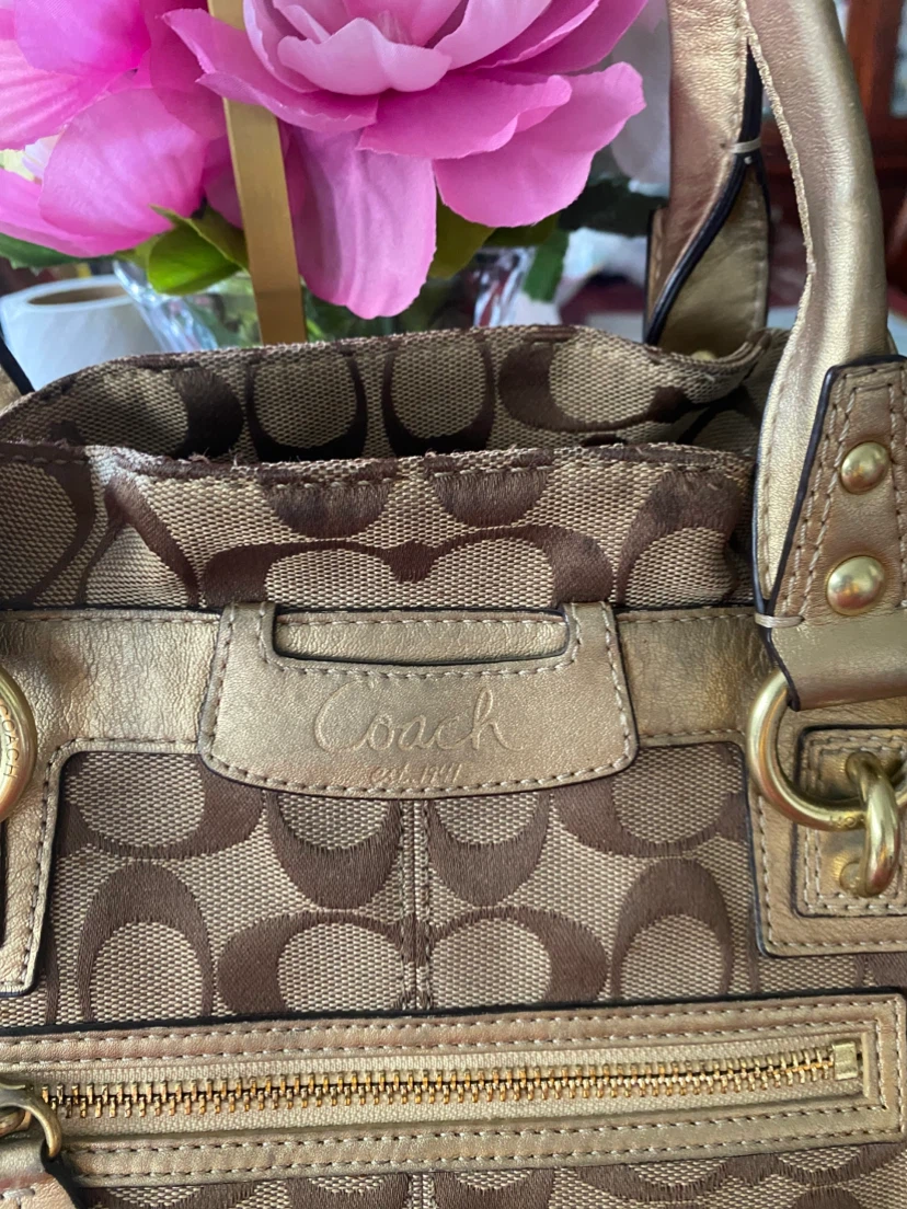 Coach Monogram Shoulder Bag - photo 3