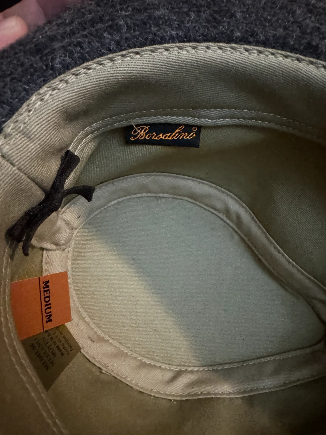 Borsalino Felt Hat with Feather Accent - photo 2