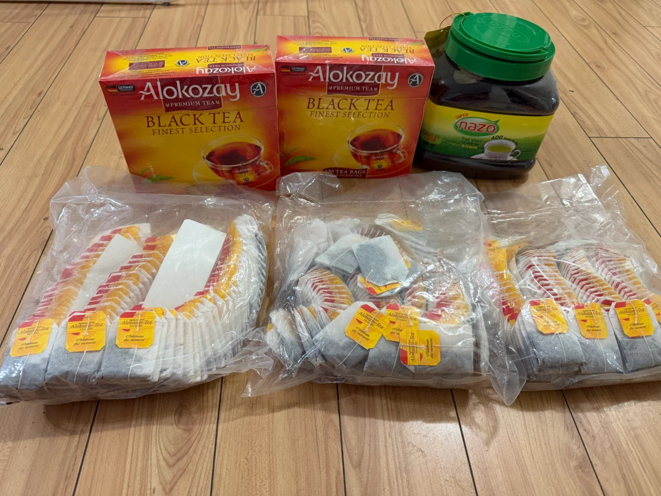 Alokozay Premium Black Tea - 3 Boxes & Large Jar