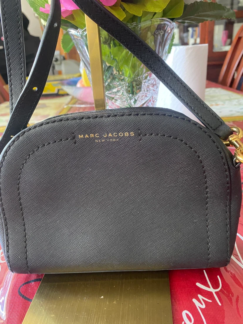 Marc Jacobs Black Leather Dome Crossbody Bag - photo 2